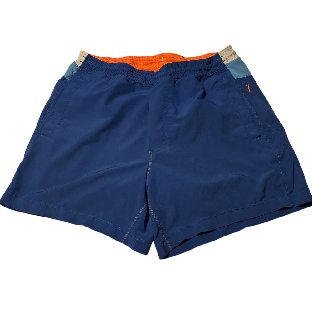 Birddogs Boom For Your Broomstick Mens Blue Gym Shorts Built-in Liner Size Large
